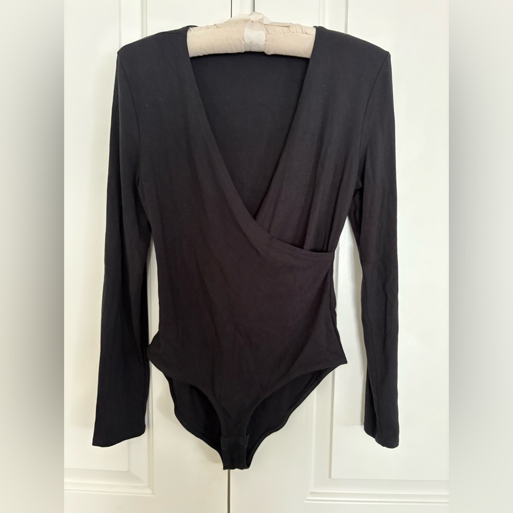 Black Long Sleeve Bodysuit